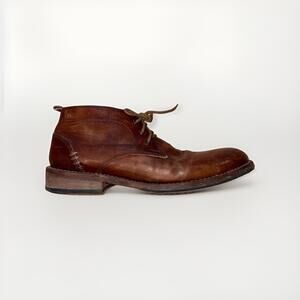 Freebird McCoy Brown Cognac Leather Chukka Boots Men’s Size 9 Lace Up